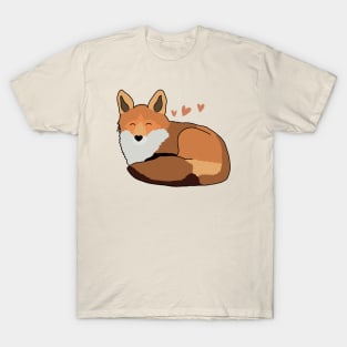 Fox and Hearts T-Shirt